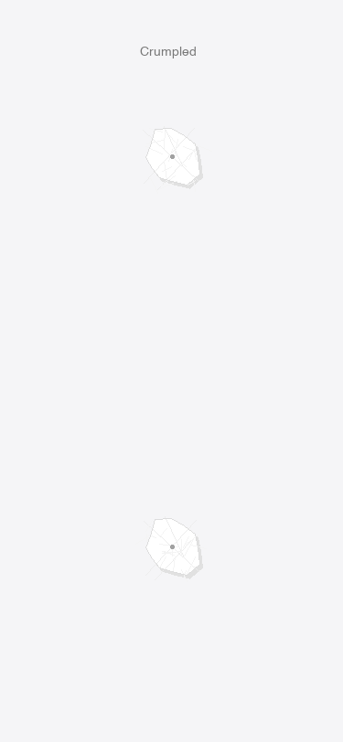 V2 Stage 1: Crumpled ball